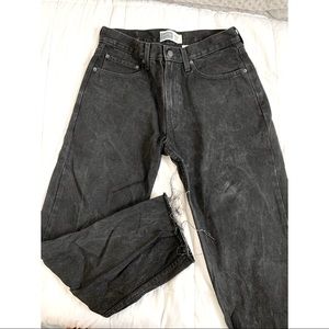 Levi’s vintage faded black straight leg jeans